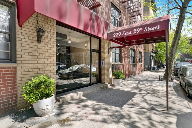 229 E 29th St Unit E-3, New York City, NY 10016 - entrance to property with brick siding