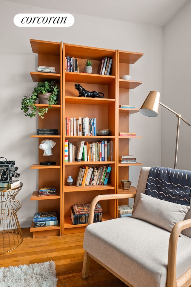 202 Seeley St Unit 2E, New York City, NY 11218 - sitting room with wood finished floors
