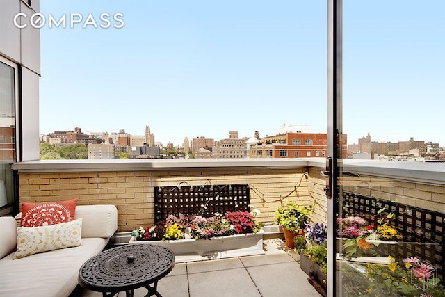 2280 Frederick Douglass Blvd Unit 11E, New York City, NY 10027 - balcony featuring a city view