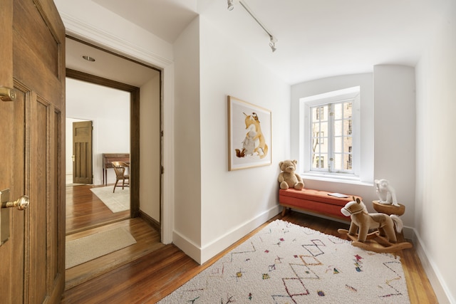 27 W 67th St Unit 2Fe, New York City, NY 10023 - hallway with wood finished floors and baseboards