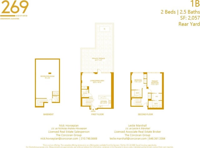 269 Eckford St Unit 1B, New York City, NY 11222 - floor plan / room layout