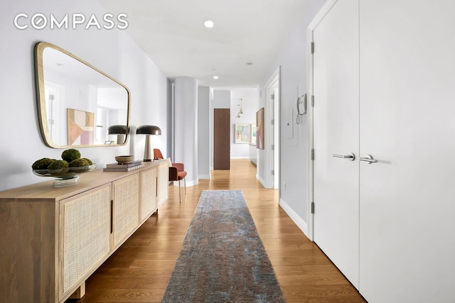 225 5th Ave Unit 7K, New York City, NY 10010 - hall featuring light wood finished floors and recessed lighting