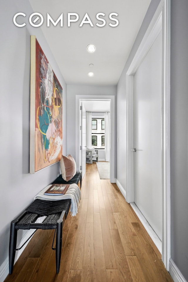 225 5th Ave Unit 7K, New York City, NY 10010 - corridor featuring light wood-style flooring and baseboards