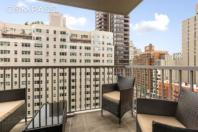 444 E 86th St Unit 11H, New York City, NY 10028 - balcony featuring a city view