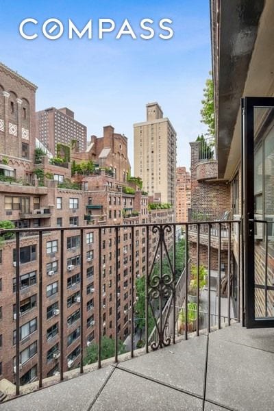 235 E 73rd St Unit 12C, New York City, NY 10021 - balcony featuring a view of city