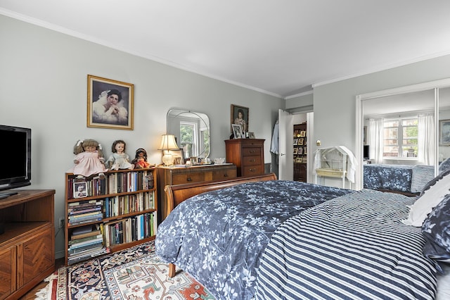 315 W 232nd St Unit 3-C, New York City, NY 10463 - bedroom with crown molding
