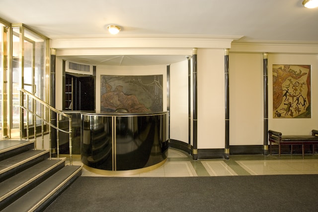 3 E 69th St Unit 3/4C, New York City, NY 10021 - reception with ornamental molding
