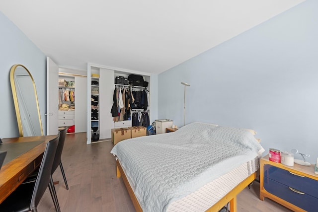 330 E 33rd St Unit 7B, New York City, NY 10016 - bedroom with wood finished floors