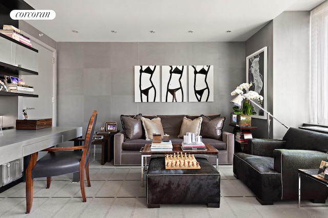 408 E 79th St Unit 9A, New York City, NY 10075 - living area with an office area