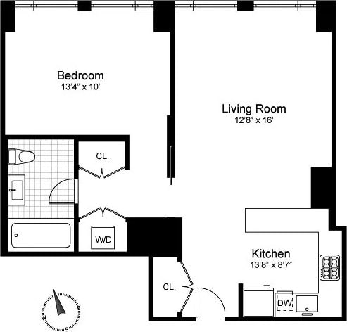 133 W 22nd St Unit 6L, New York City, NY 10011 - property floor plan