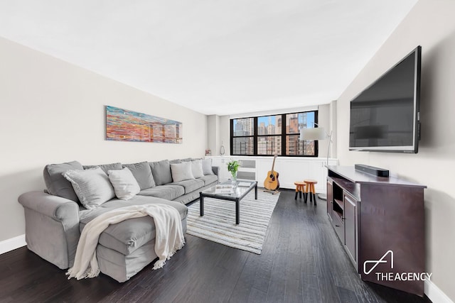 239 E 79th St Unit 12A, New York City, NY 10075 - living area with dark wood finished floors