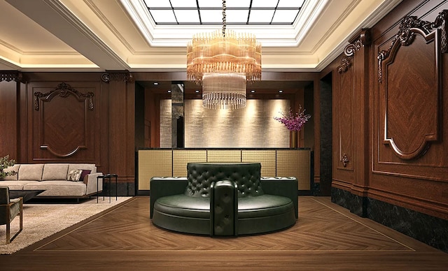 344 W 72nd St Unit 203, New York City, NY 10023 - community lobby featuring ornamental molding