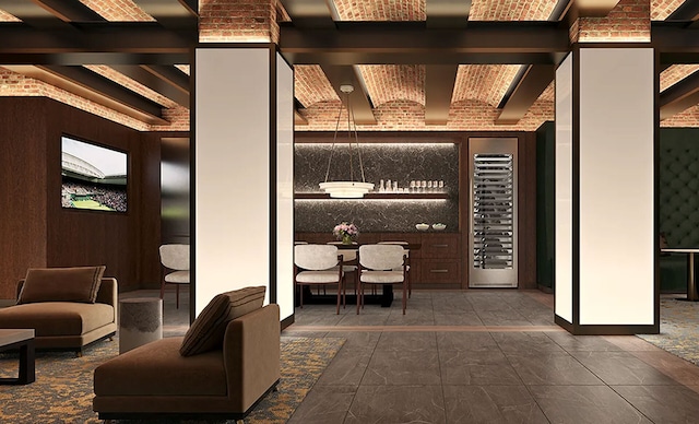 344 W 72nd St Unit 203, New York City, NY 10023 - wine room with baseboards