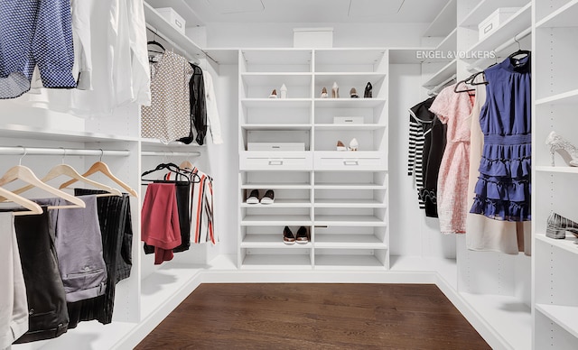344 W 72nd St Unit 203, New York City, NY 10023 - walk in closet with wood finished floors