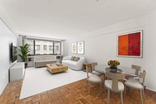 420 E 64th St Unit E5A, New York City, NY 10065 - dining area with baseboards