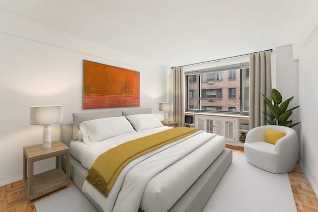 420 E 64th St Unit E5A, New York City, NY 10065 - bedroom featuring baseboards