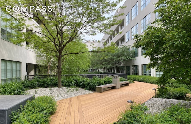 184 Kent Ave Unit B404, New York City, NY 11249 - view of wooden deck