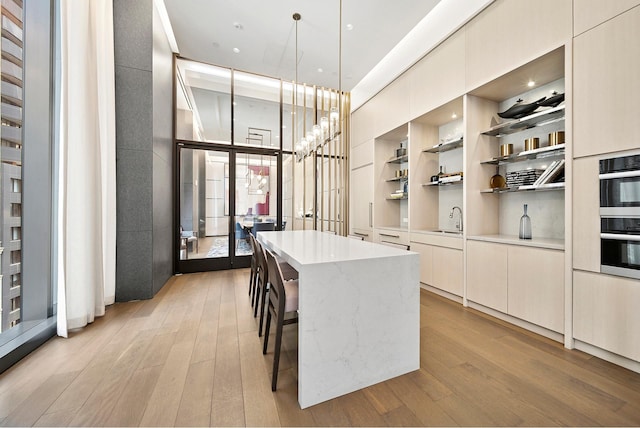277 5th Ave Unit 25D, New York City, NY 10016 - spacious closet with light wood-style floors and a sink