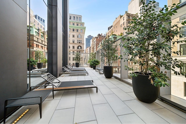 277 5th Ave Unit 25D, New York City, NY 10016 - view of patio featuring a city view and a balcony