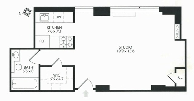 250 S End Ave Unit 3F, New York City, NY 10280 - view of property floor plan