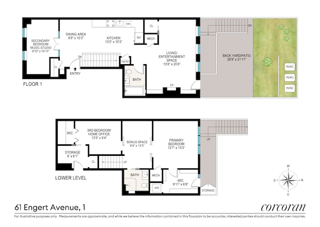 61 Engert Ave Unit 1, New York City, NY 11222 - home floor plan