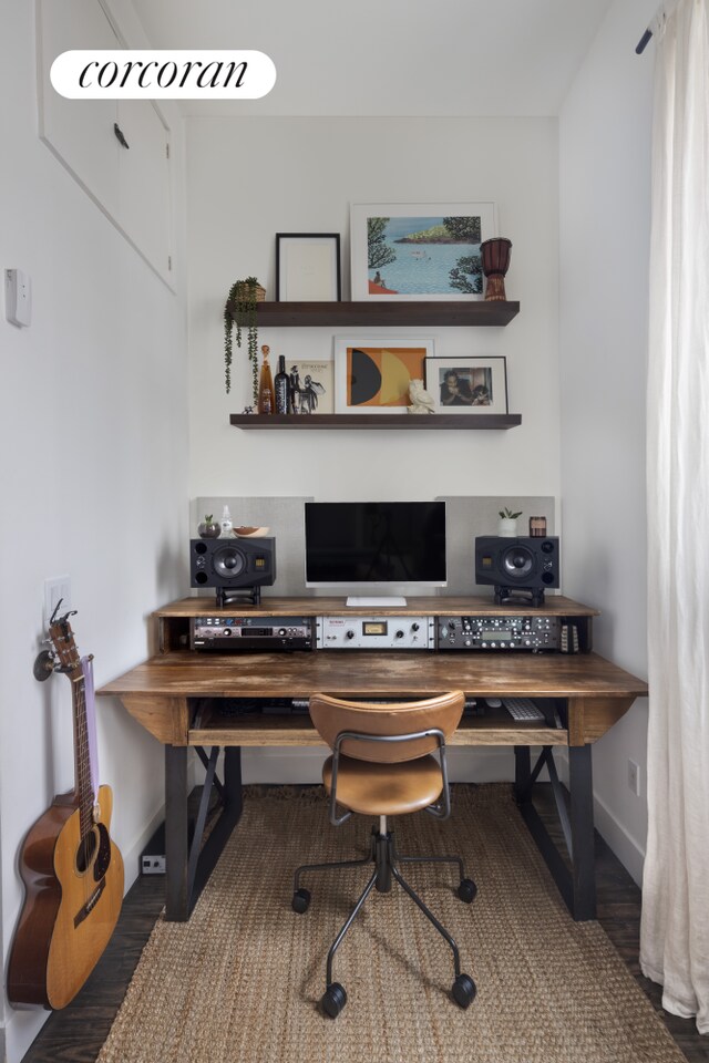 61 Engert Ave Unit 1, New York City, NY 11222 - dining space featuring breakfast area and dark wood-style floors