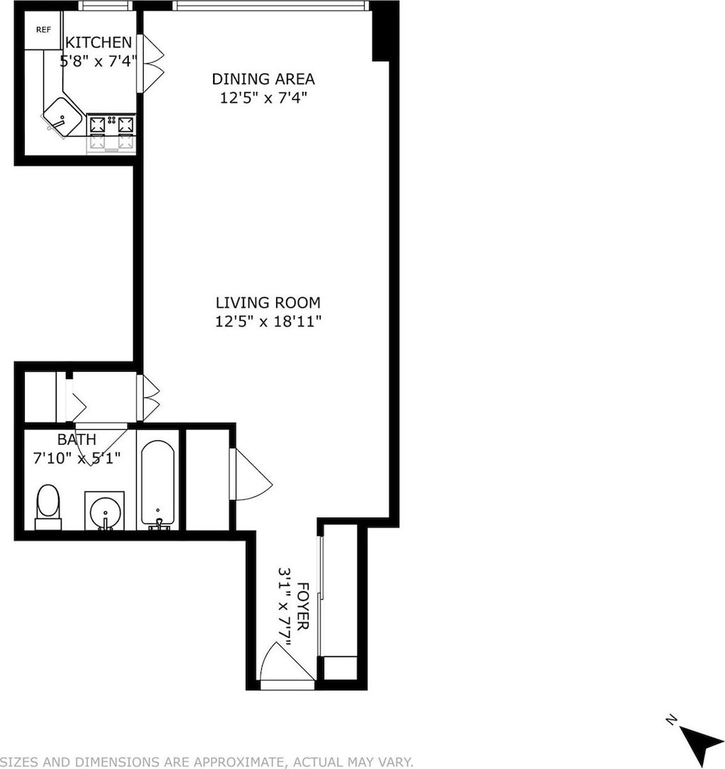 321 E 48th St Unit 1A, New York City, NY 10017 - room layout