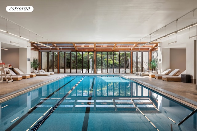 429 Kent Ave Unit L32, New York City, NY 11249 - view of indoor pool