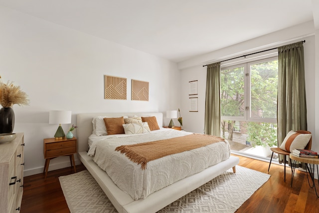 125 N 10th St Unit N2D, New York City, NY 11249 - bedroom with dark wood-type flooring