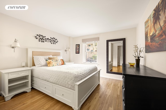 252 W 21st St Garden, Unit Garden, New York City, NY 10011 - bedroom with light wood-style flooring