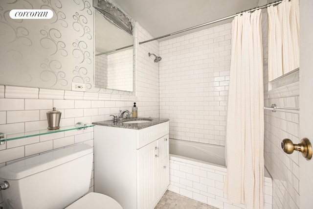 252 W 21st St Garden, Unit Garden, New York City, NY 10011 - full bath featuring tile walls, tiled shower / bath, and vanity