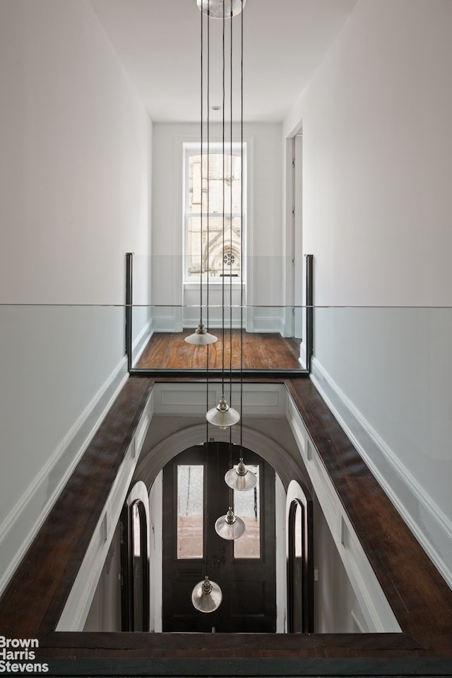272 Lafayette Ave, New York City, NY 11238 - stairway with healthy amount of natural light and arched walkways
