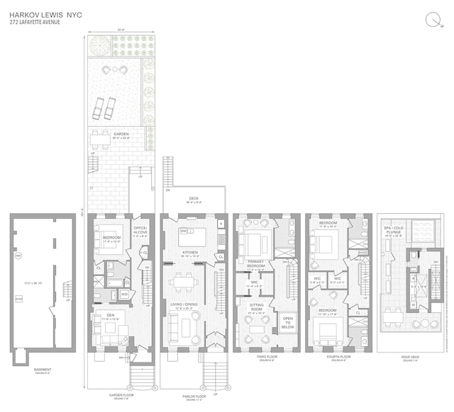 272 Lafayette Ave, New York City, NY 11238 - view of floor plan / room layout