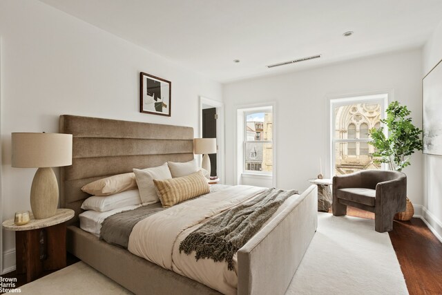 272 Lafayette Ave, New York City, NY 11238 - bedroom with wood finished floors and baseboards