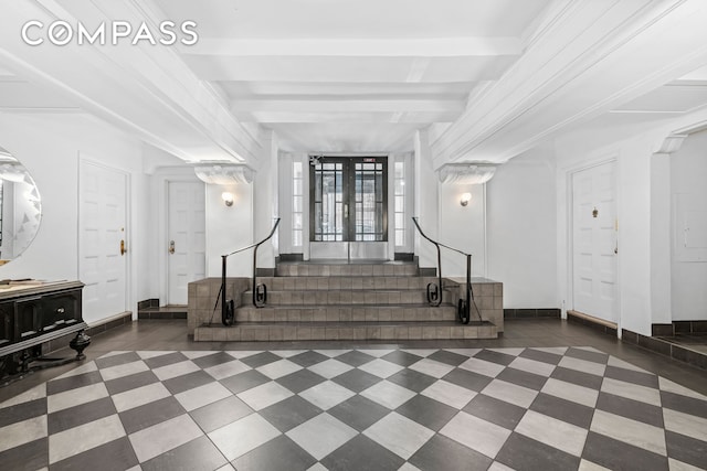 102 W 85th St Unit 9B, New York City, NY 10024 - foyer entrance featuring stairway