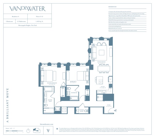 543 W 122nd St Unit 11A, New York City, NY 10027 - view of floor plan / room layout