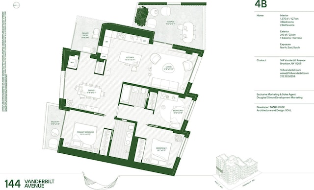 144 Vanderbilt Ave Unit 4B, New York City, NY 11205 - property floor plan
