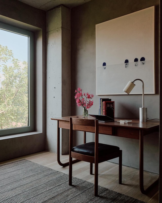 144 Vanderbilt Ave Unit 4B, New York City, NY 11205 - office featuring healthy amount of natural light and light wood finished floors