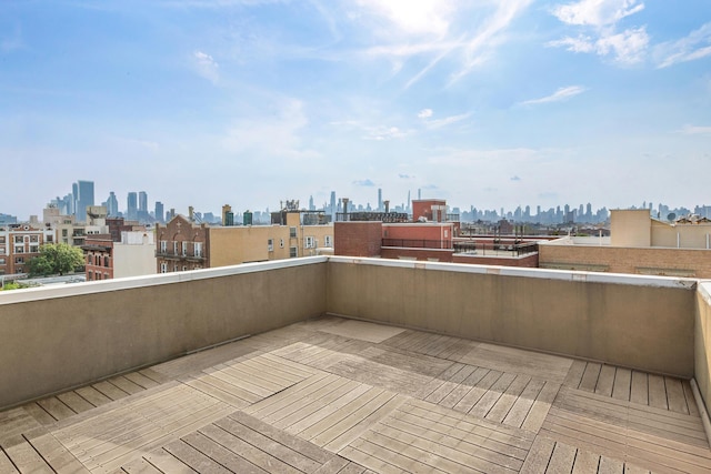 30-63 38th St Unit 2C, New York City, NY 11103 - deck with a skyline view