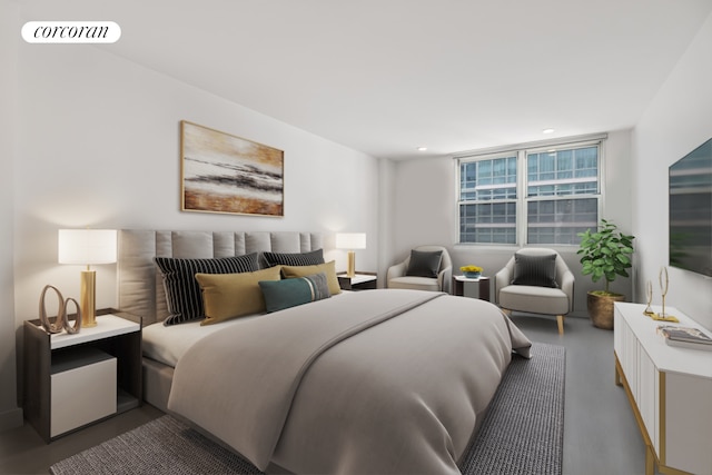 200 E 58th St Unit 12A, New York City, NY 10022 - bedroom featuring recessed lighting