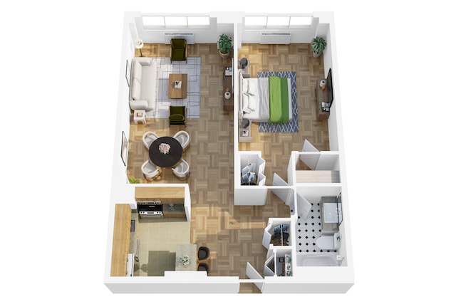 300 E 40th St Unit 6X, New York City, NY 10016 - view of home floor plan