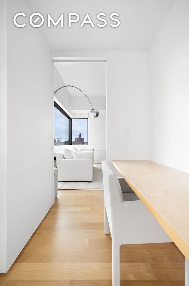 123 3rd Ave Unit 9C, New York City, NY 10003 - hall with wood finished floors
