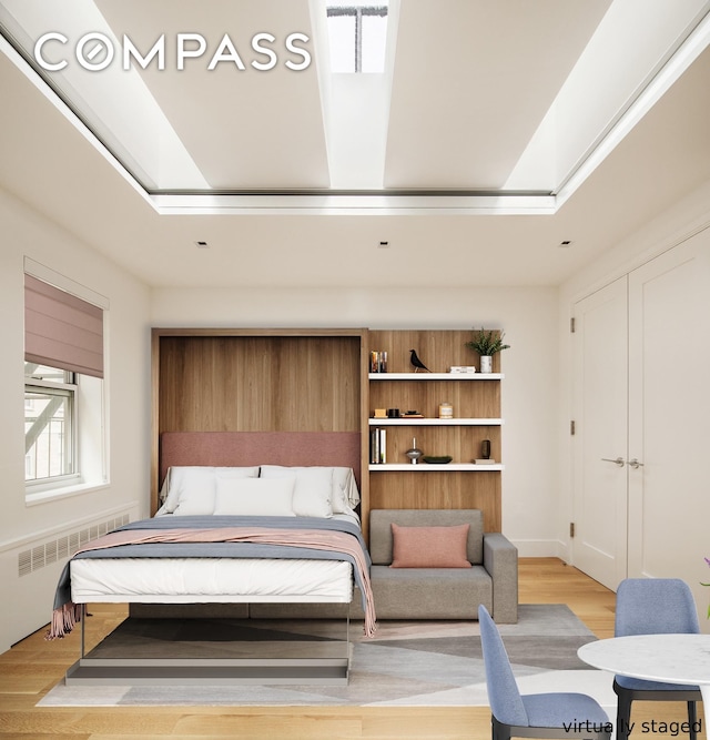 435 E 85th St Unit 4F, New York City, NY 10028 - bedroom featuring light wood-style floors