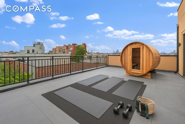 90 Herbert St Ph, Ph, New York City, NY 11222 - patio / terrace with a view of city