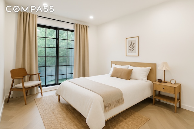 90 Herbert St Unit 3A, New York City, NY 11222 - bedroom with multiple windows and recessed lighting
