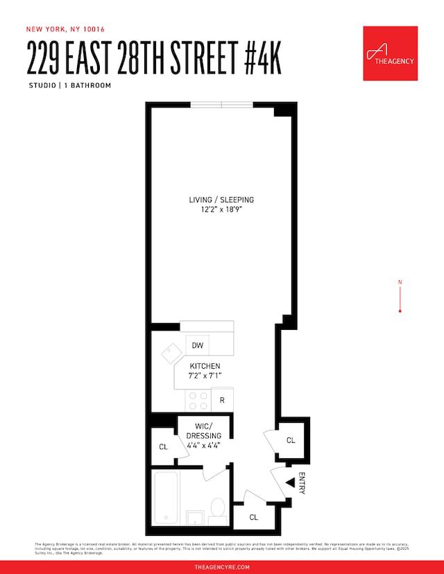 229 E 28th St Unit 4K, New York City, NY 10016 - view of home floor plan