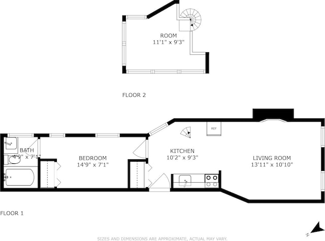 317 E 73rd St Unit 5Fe, New York City, NY 10021 - room layout