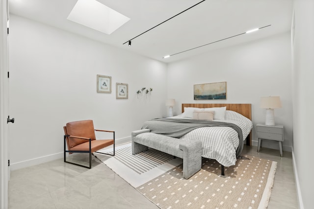 61 N Henry St Unit Th2, New York City, NY 11222 - bedroom with a skylight and baseboards