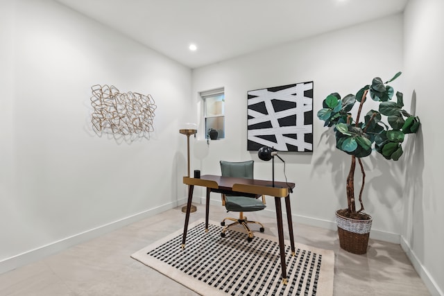 61 N Henry St Unit Th2, New York City, NY 11222 - office with baseboards and recessed lighting