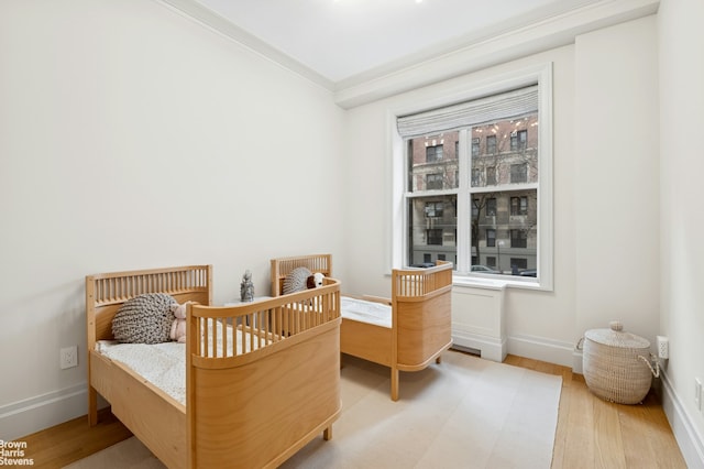 780 W End Ave Unit M1, New York City, NY 10025 - bedroom featuring wood finished floors and crown molding